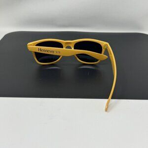 Hennessy Sunglasses Cognac Henny Yellow Plastic Black  Logo Glasses New